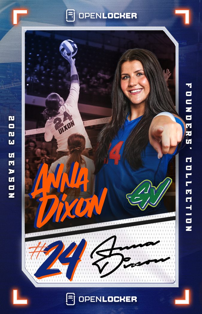 Gataverse Volleyball Collection Autographed Card: Anna Dixon