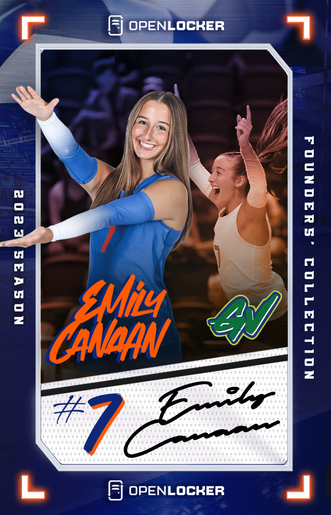 Gataverse Volleyball Collection Autographed Card: Emily Canaan