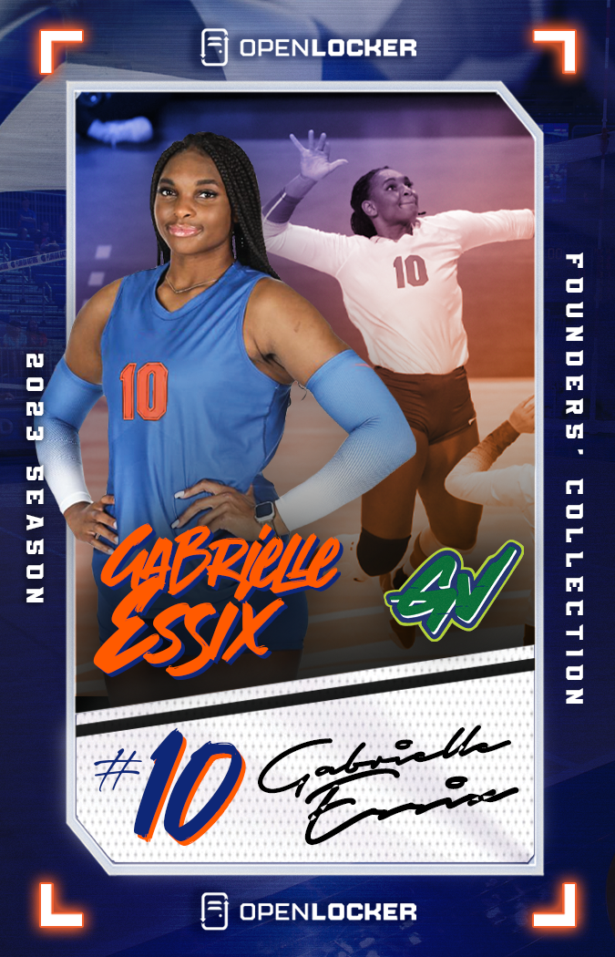 Gataverse Volleyball Collection Autographed Card: Gabby Essix