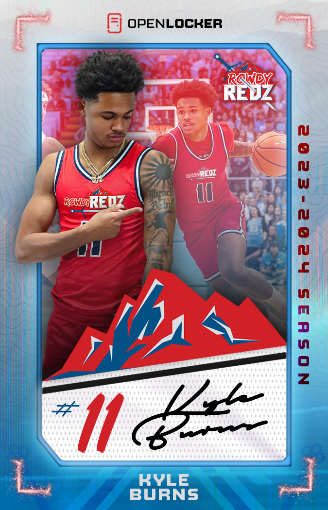 Rowdy Redz Founders&#39; Collection Autographed Card: Kyle Burns