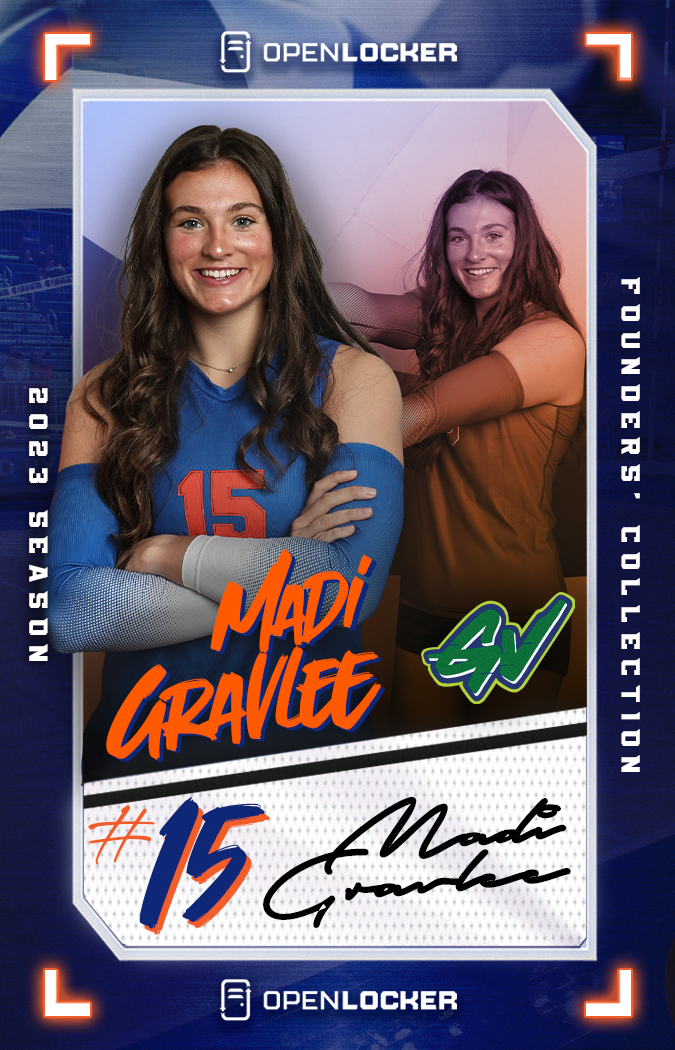 Gataverse Volleyball Collection Autographed Card: Madi Gravlee