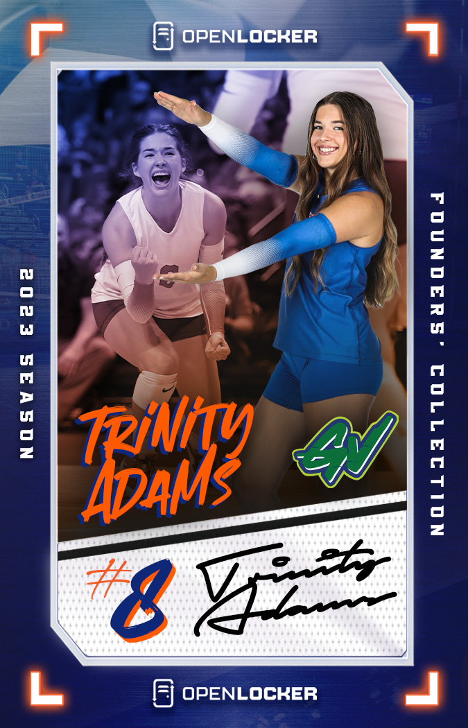 Gataverse Volleyball Collection Autographed Card: Trinity Adams