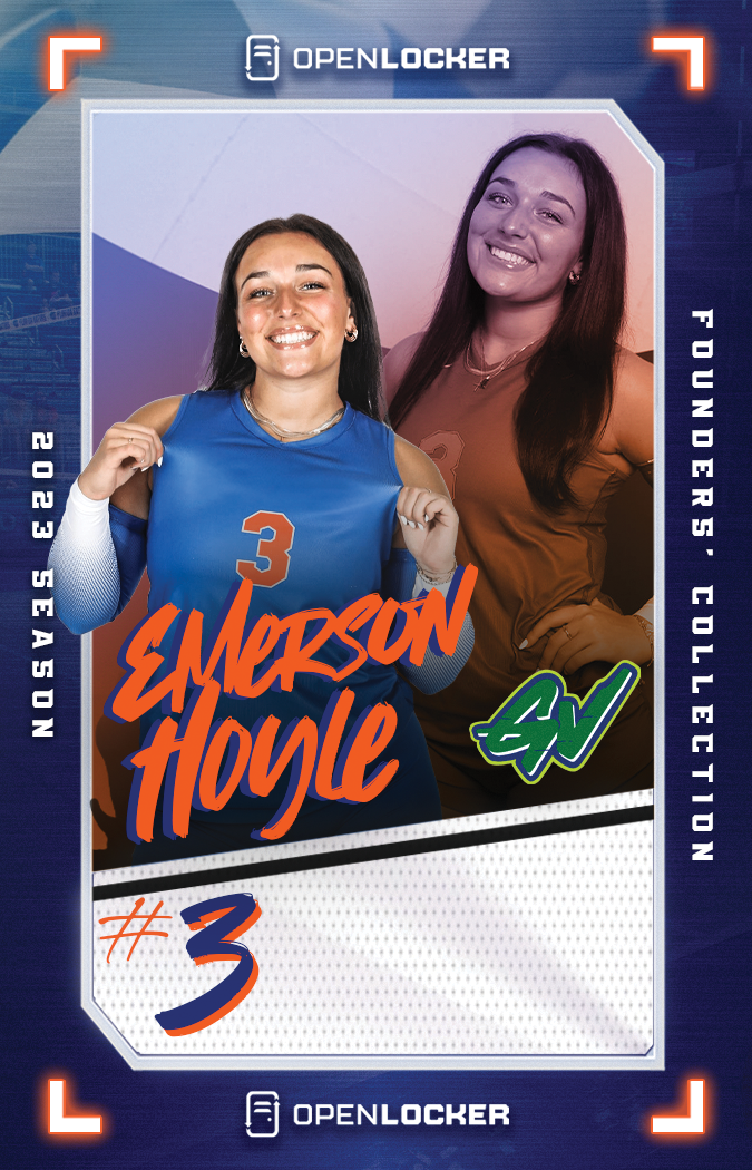 Gataverse Volleyball Collection Autographed Card: Emerson Hoyle