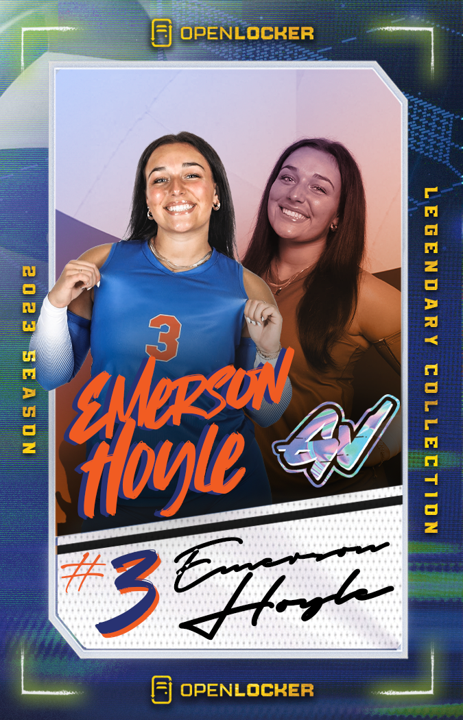 Gataverse Volleyball Collection Legendary Autographed Card: Emerson Hoyle