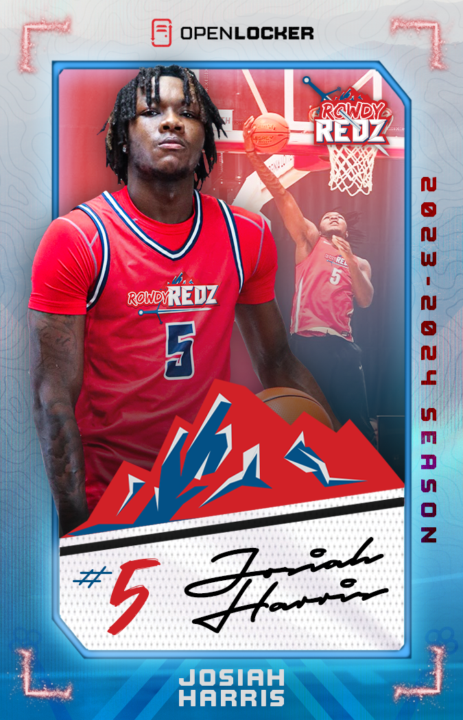 Rowdy Redz Founders&#39; Collection Autographed Card: Josiah Harris