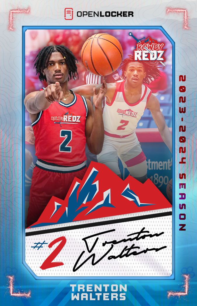 Rowdy Redz Founders&#39; Collection Autographed Card: Trenton Walters
