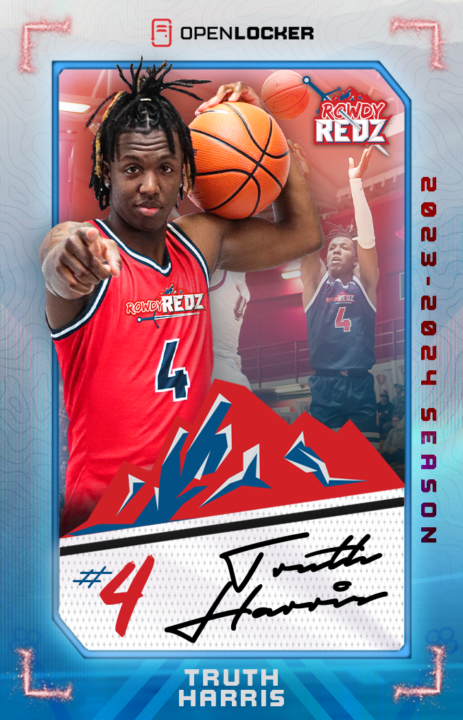 Rowdy Redz Founders&#39; Collection Autographed Card: Truth Harris