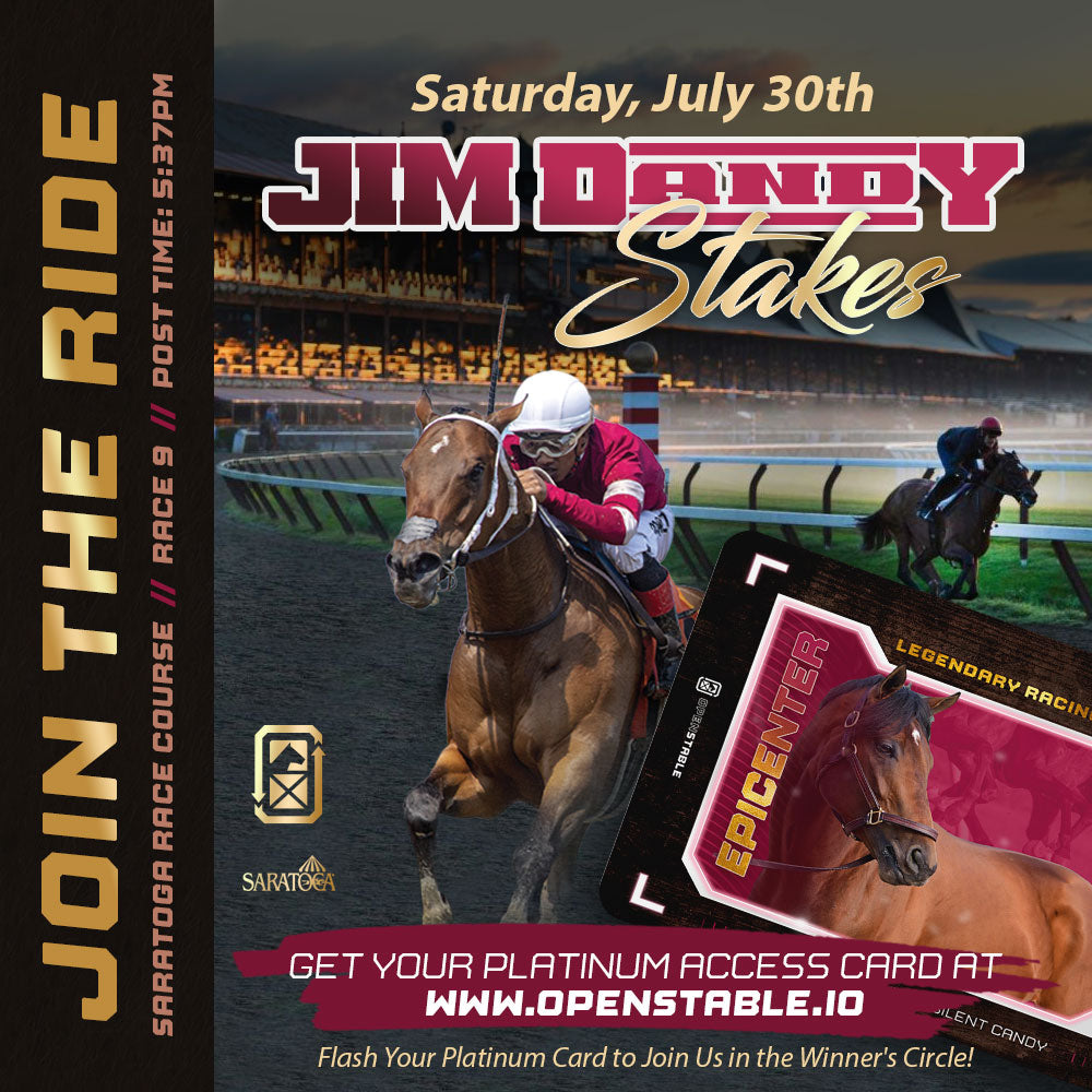 Jim Dandy Stakes Winner's Circle Entry for NFT Holders OpenLocker.io