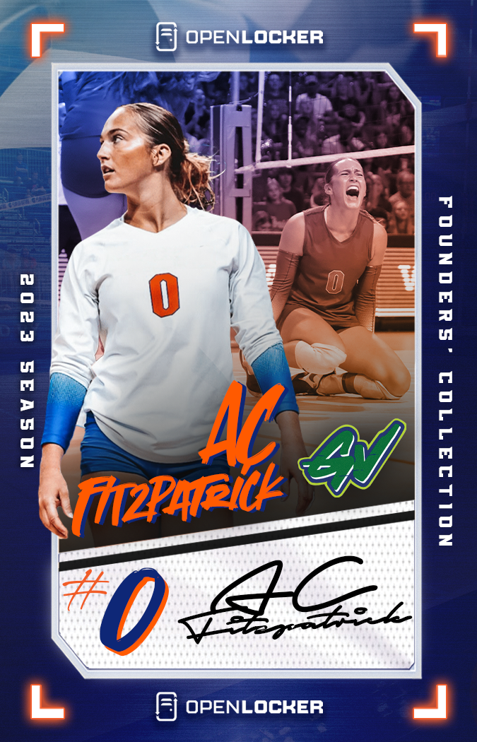 Gataverse Volleyball Collection Autographed Card: AC Fitzpatrick
