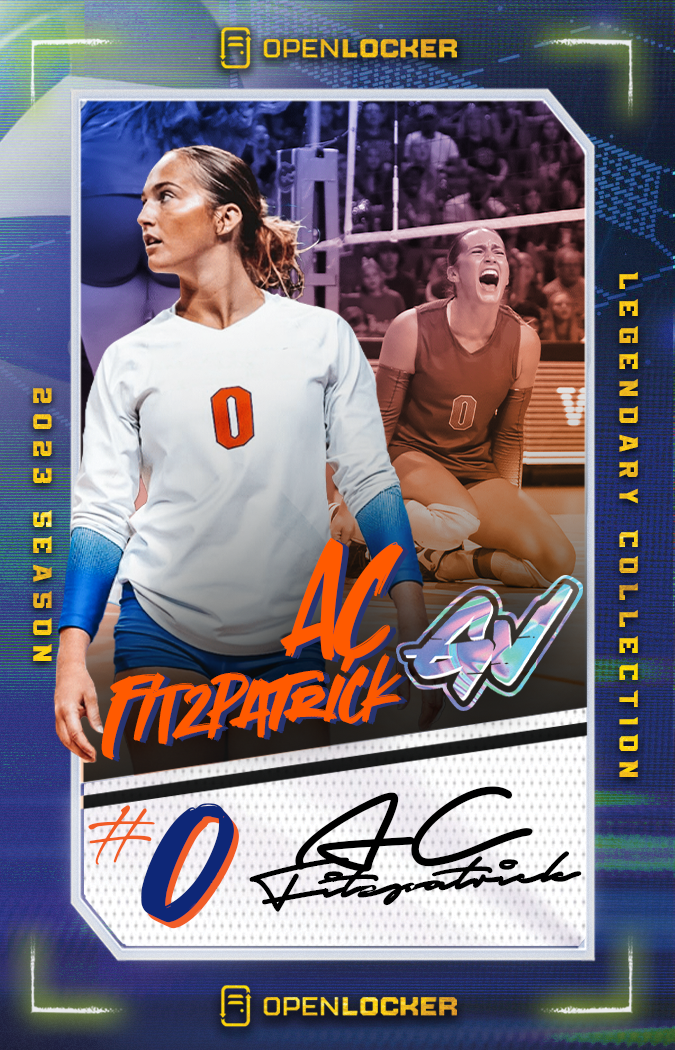 Gataverse Volleyball Collection Legendary Autographed Card: AC Fitzpatrick