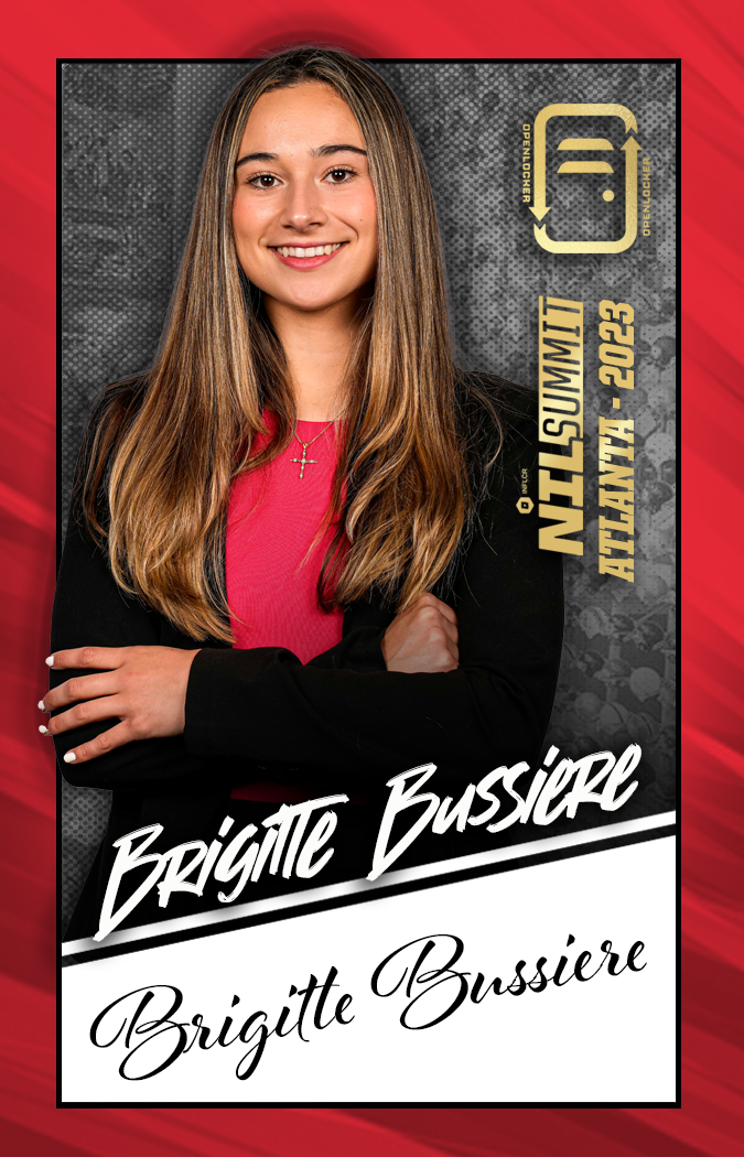 Summit Select Collection Autographed Card: Brigitte Bussiere