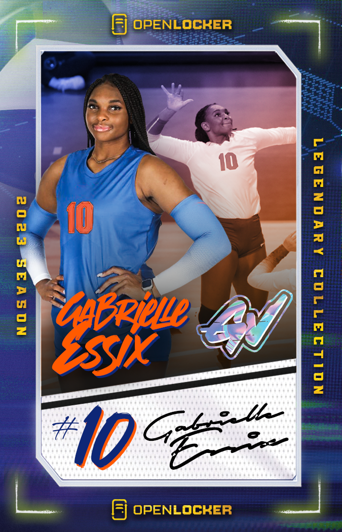Gataverse Volleyball Collection Legendary Autographed Card: Gabby Essix