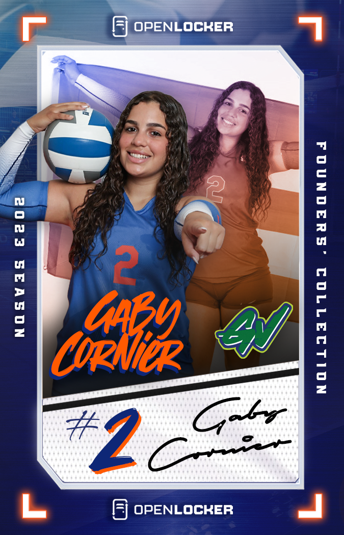Gataverse Volleyball Collection Autographed Card: Gaby Cornier