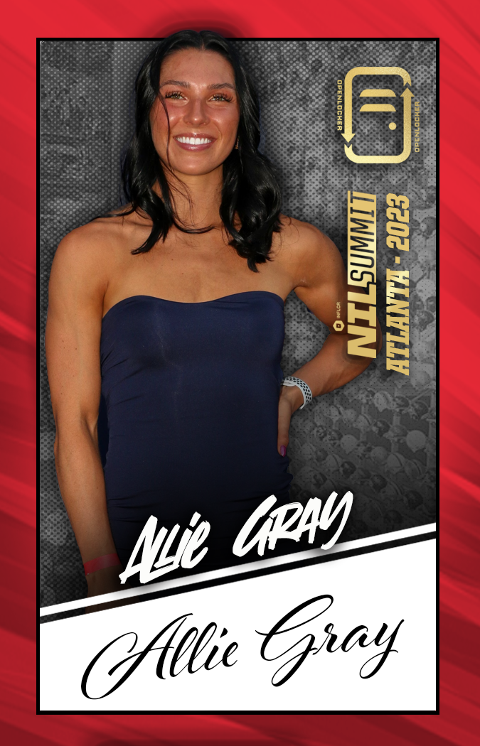 Summit Select Collection Autographed Card: Allie Gray