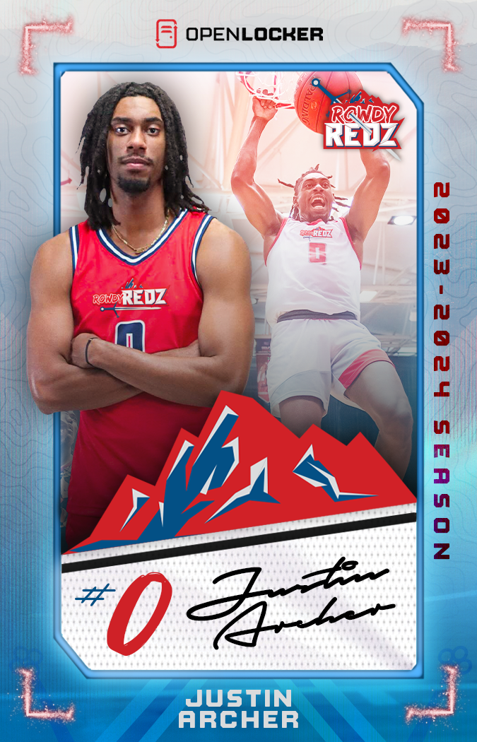 Rowdy Redz Founders&#39; Collection Autographed Card: Justin Archer