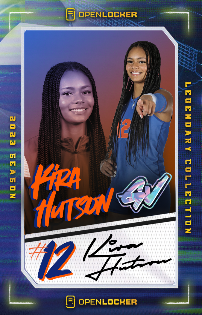 Gataverse Volleyball Collection Legendary Autographed Card: Kira Hutson