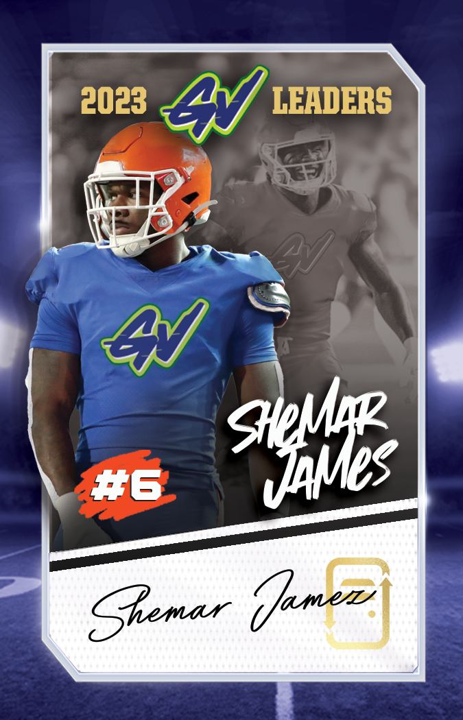 Gataverse GV Leaders Collection Autographed Card: Shemar James