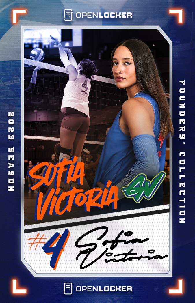 Gataverse Volleyball Collection Autographed Card: Sofía Victoria