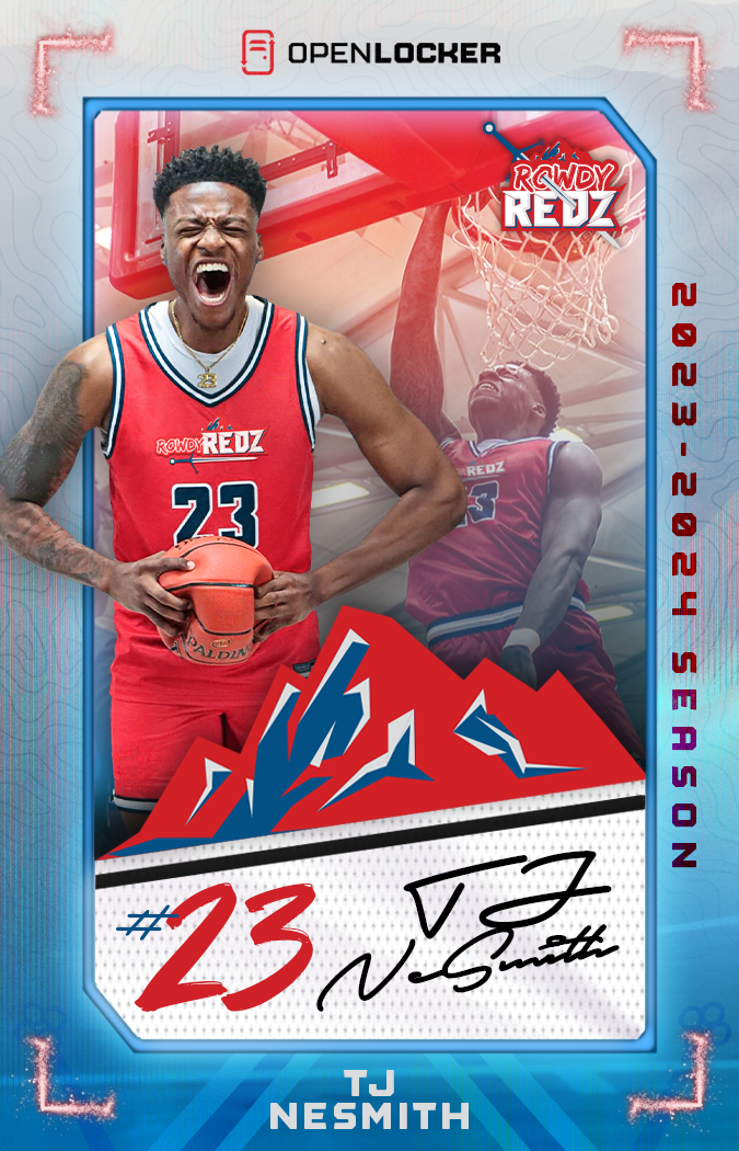 Rowdy Redz Founders&#39; Collection Autographed Card: TJ NeSmith