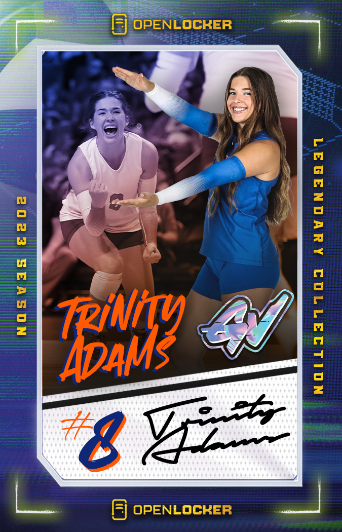 Gataverse Volleyball Collection Legendary Autographed Card: Trinity Adams