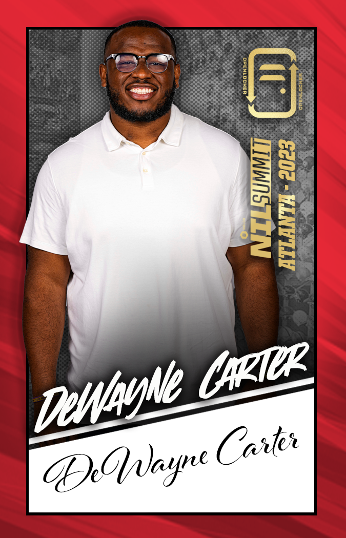 Summit Select Collection Autographed Card: Dewayne Carter