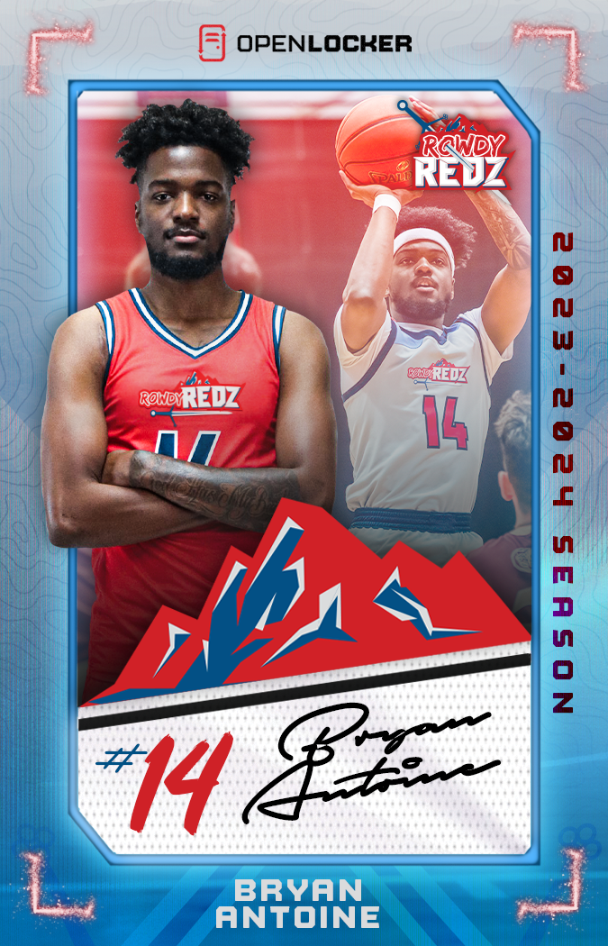 Rowdy Redz Founders&#39; Collection Autographed Card: Bryan Antoine