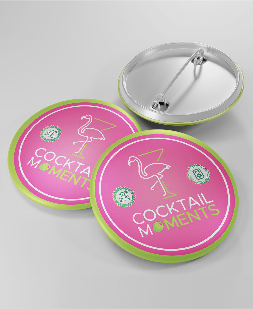 Cocktail Moments Pin-Back Button