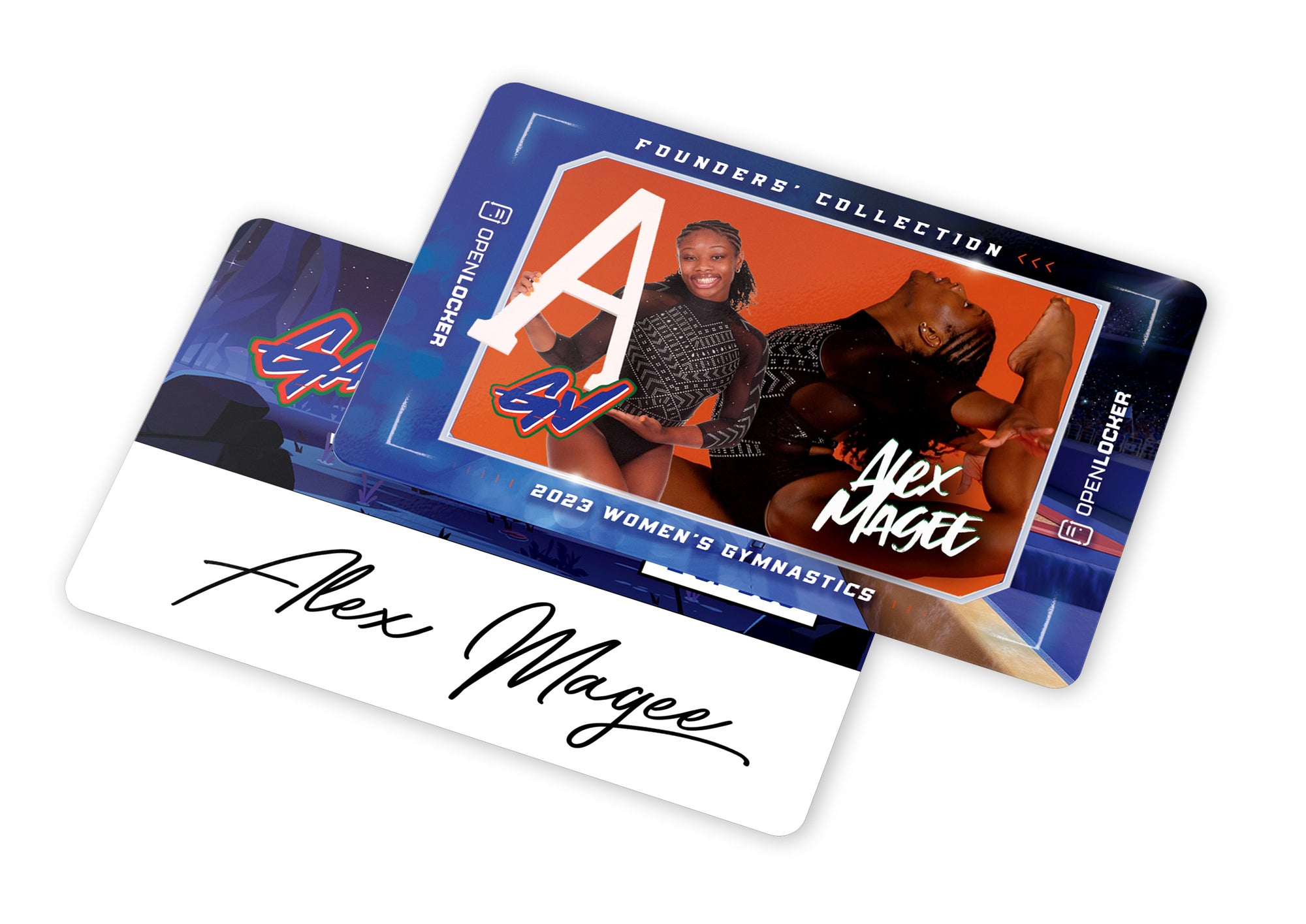 Gataverse Gymnastics Collection Autographed Platinum Card: Alex Magee