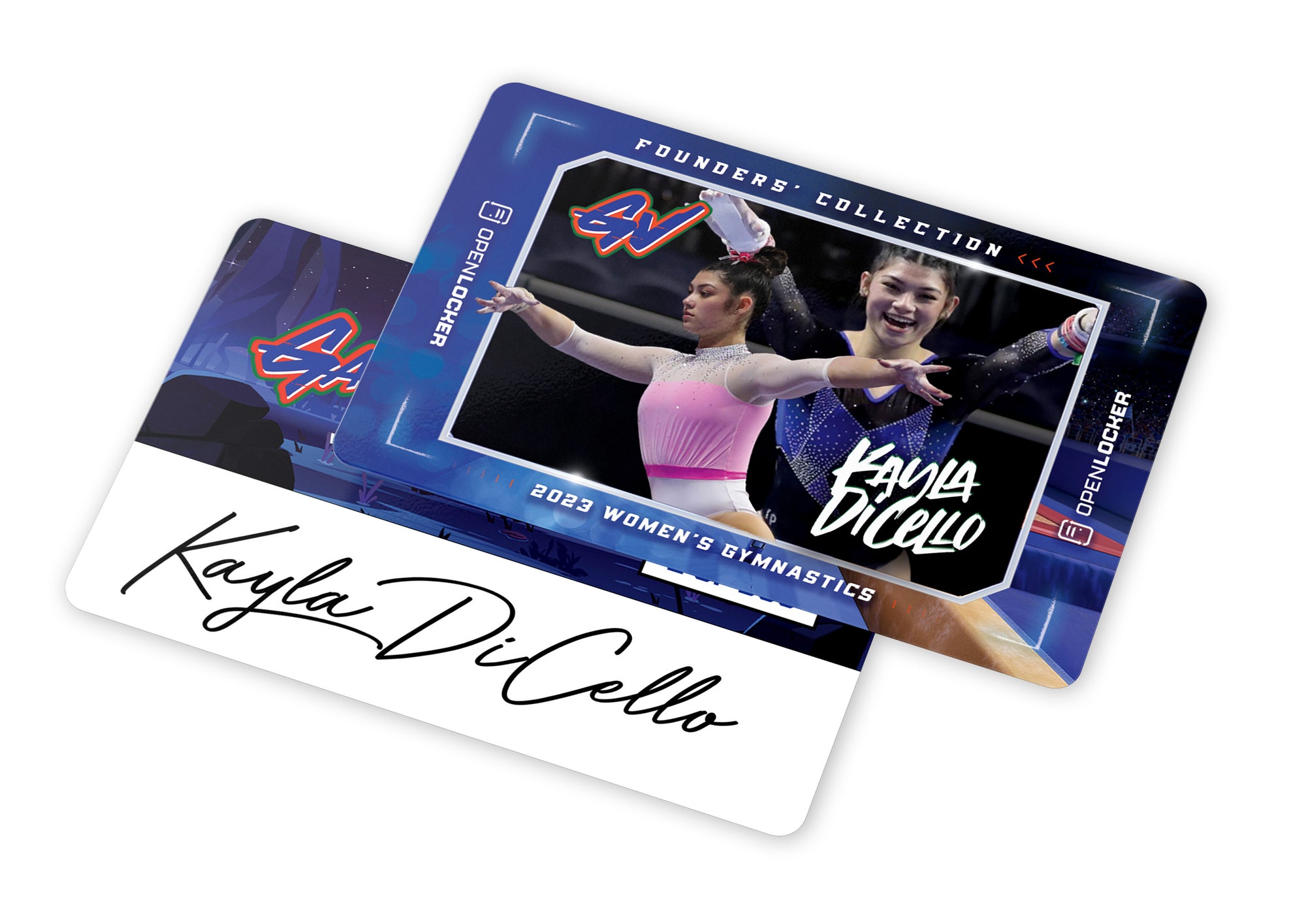 Gataverse Gymnastics Collection Autographed Platinum Card: Kayla DiCello