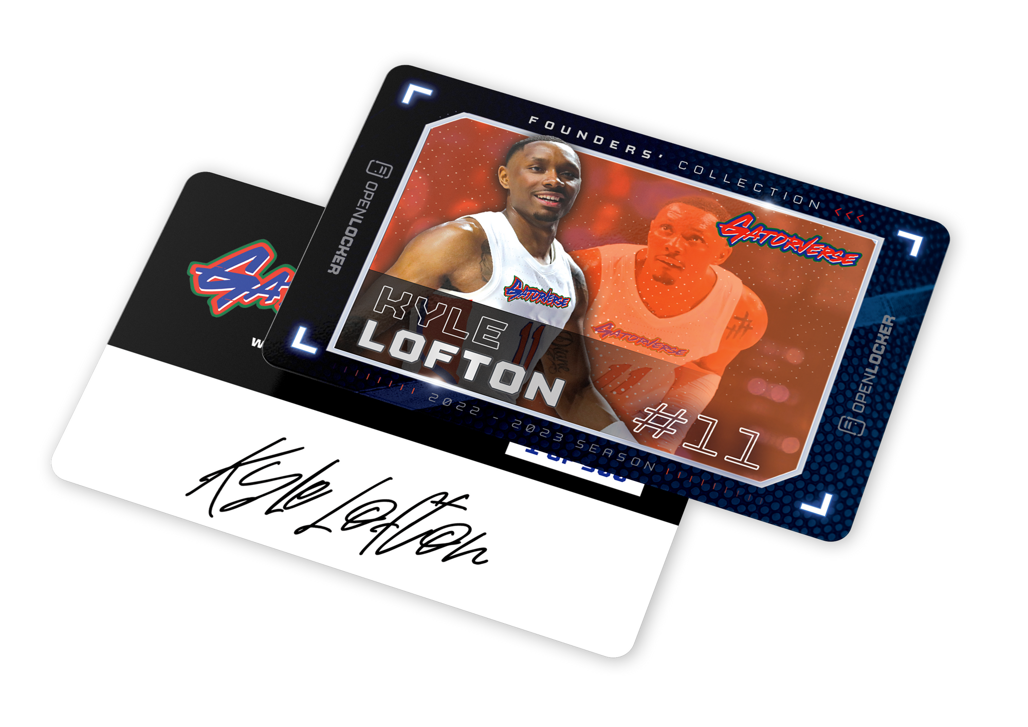 Gataverse Basketball Collection Autographed Platinum Card: Kyle Lofton