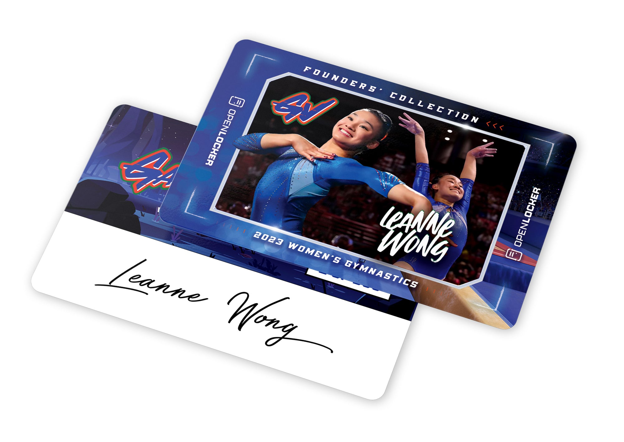 Gataverse Gymnastics Collection Autographed Platinum Card: Leanne Wong
