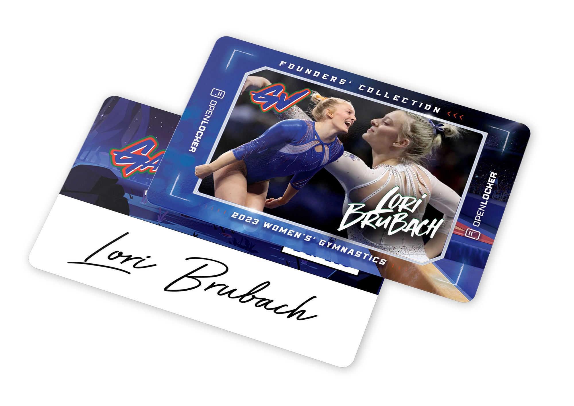 Gataverse Gymnastics Collection Autographed Platinum Card: Lori Brubach