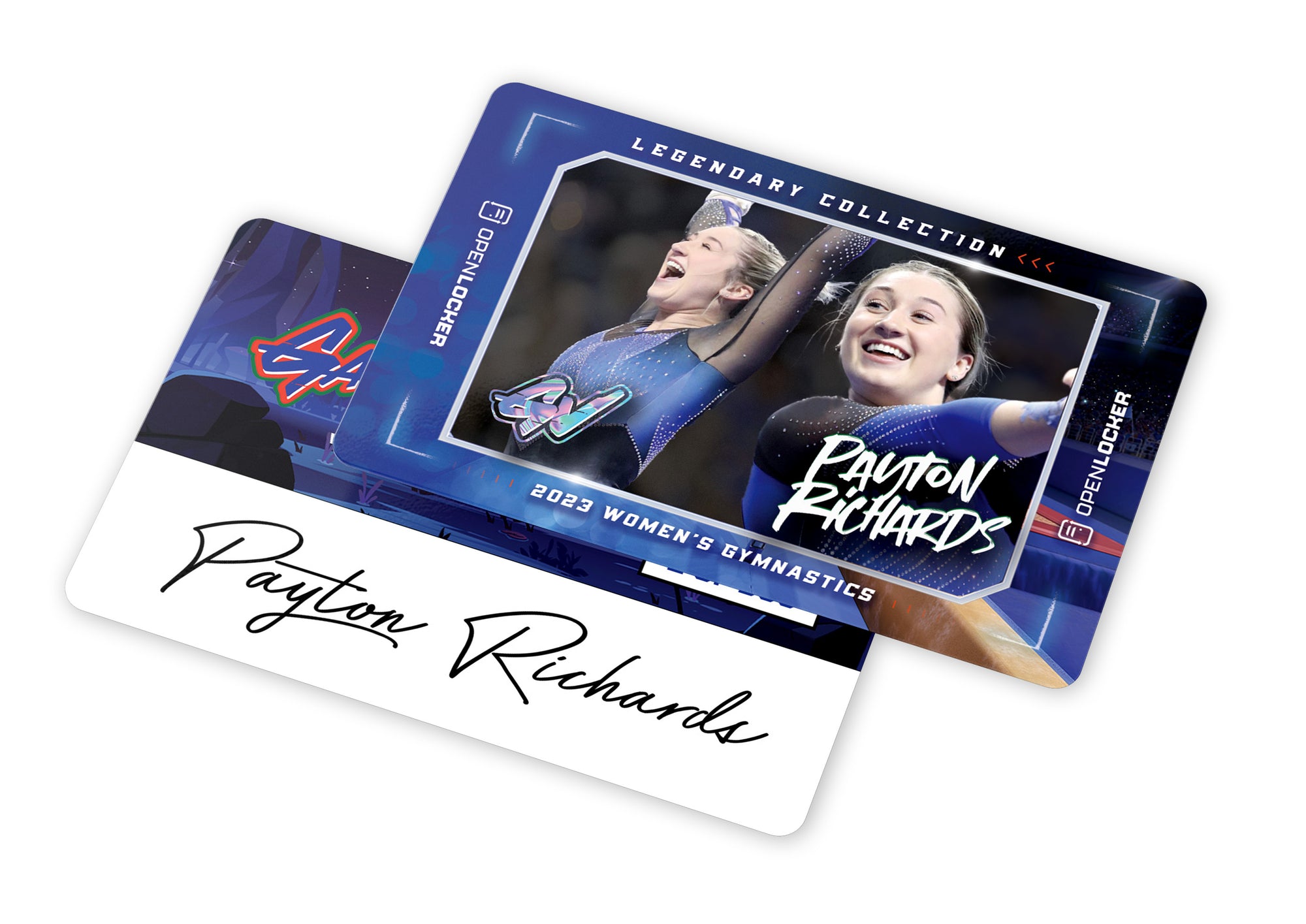 Gataverse Gymnastics Collection Autographed Platinum Card: Payton Richards
