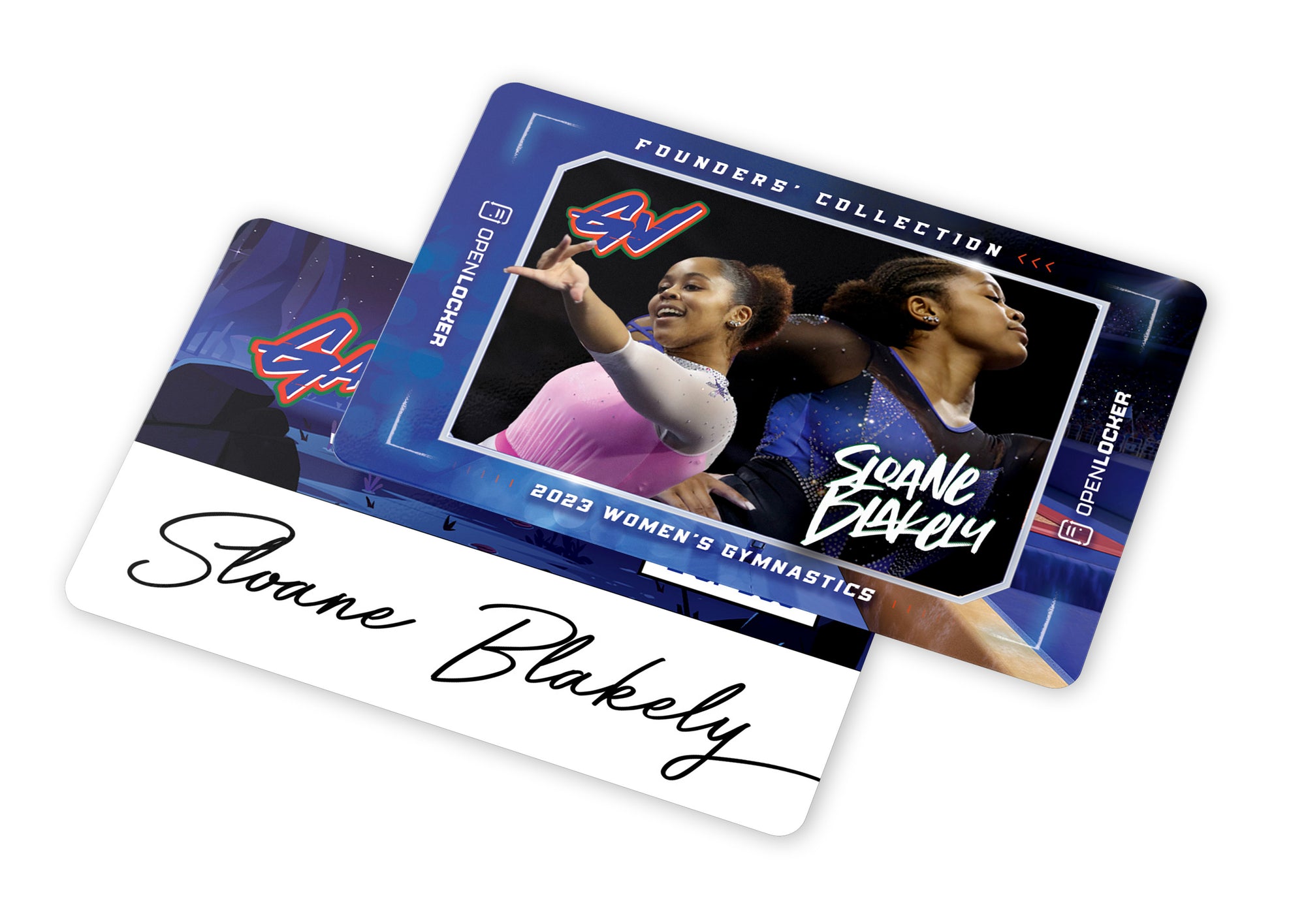 Gataverse Gymnastics Collection Autographed Platinum Card: Sloane Blakely