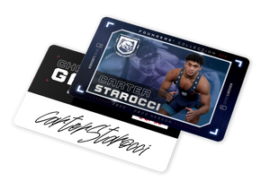 Lionz Club Wrestling Collection Autographed Platinum Card: Carter Starocci
