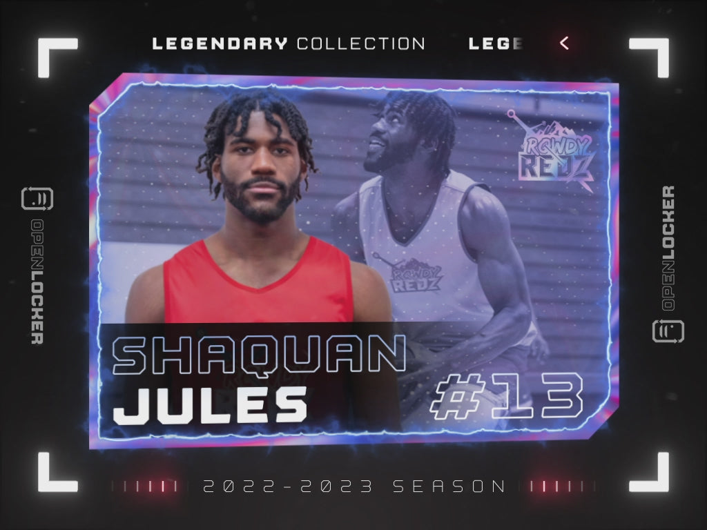 Rowdy Redz Basketball Legendary Collection: Shaquan Jules