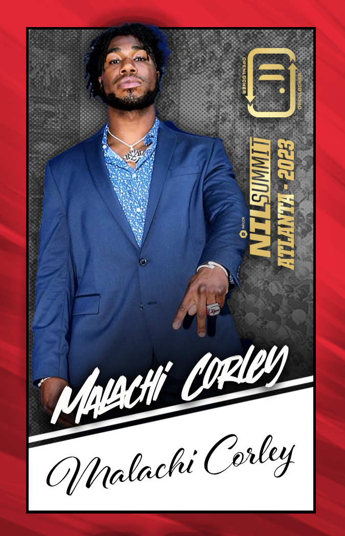 Summit Select Collection Autographed Card: Malachi Corley