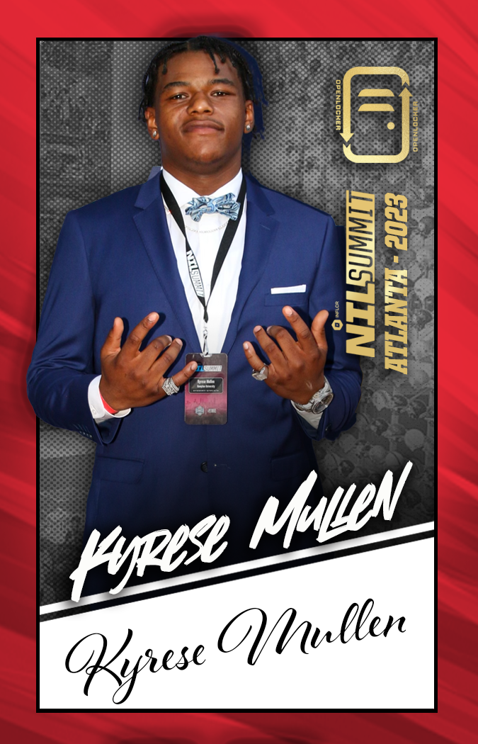 Summit Select Collection Autographed Card: Kyrese Mullen