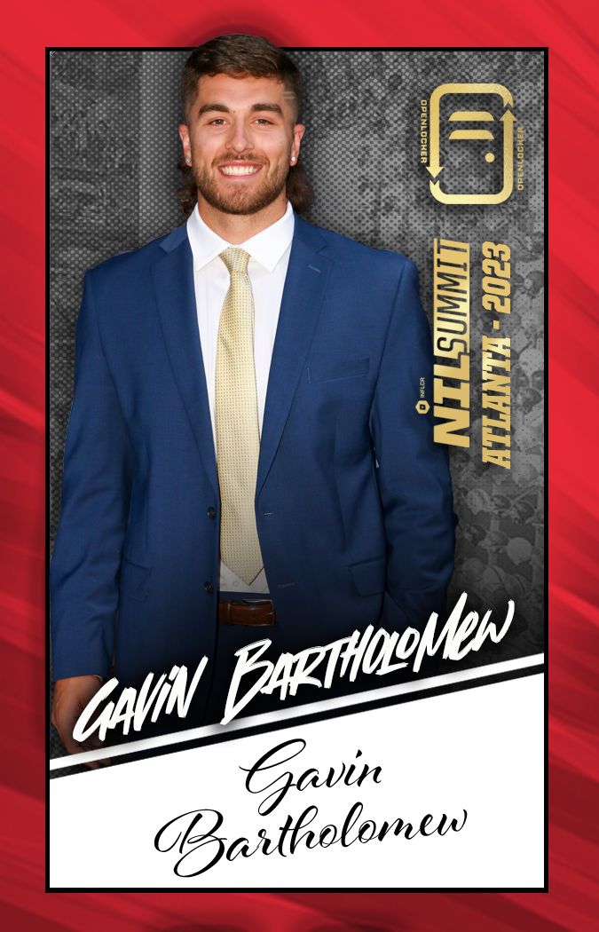 Summit Select Collection Autographed Card: Gavin Bartholomew